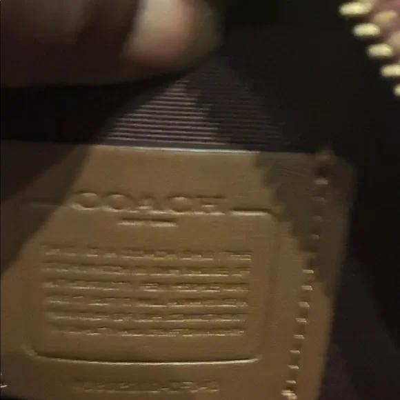 Coach Madi Burgundy Crossbody Bag with Logo Design with cherry π charm - Picture 9 of 14